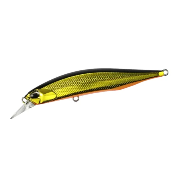 MCC4054 Metal Black GoldOB (1) Vobler Realis Jerkbait 85SP DUO suspending jerkbait 85 mm.
