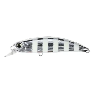 MCC4097 UV Silver Slash Zebra Glow Vobler Spearhead Ryuki 60S SW DUO potapajući minnow za morski ribolov.