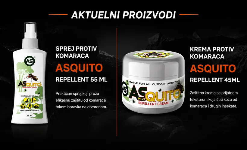as sprej i krema za tel